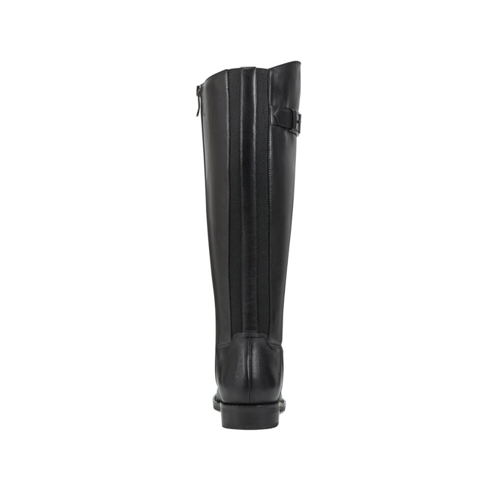 Black Leather Knee High Riding Boots Easy Spirit Aubrey Size 9.5 Wide - Picture 7 of 9